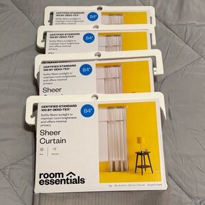 Room Essentials Sheer Curtain